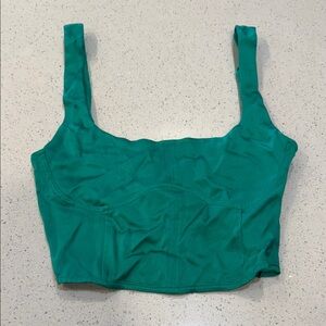 Zara Teal Crop Top size small